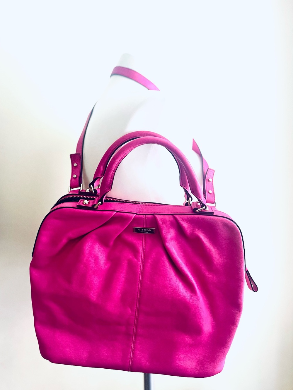 KATE SPADE ♠️ Five Points Kinsey hot pink satchel